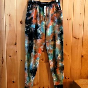 Big Bud Press sz M Rainbow Magic Waters Sweatpants
